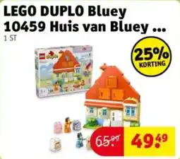 Kruidvat Lego Duplo Bluey 10459 Huis van Bluey aanbieding