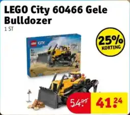 Kruidvat Lego City 60466 Gele Bulldozer aanbieding