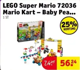 Kruidvat Lego Super Mario 72036 Mario Kart Baby Pea aanbieding