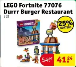 Kruidvat Lego Fortnite 77076 Durrr Burger Restaurant aanbieding