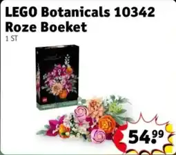 Kruidvat Lego Botanicals 10342 Roze Boeket aanbieding
