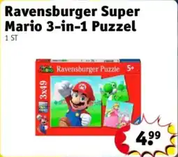 Kruidvat Ravensburger Super Mario 3-in-1 Puzzel aanbieding