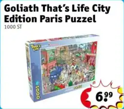 Kruidvat Goliath That's Life City Edition Paris Puzzel aanbieding