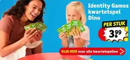 Kruidvat Identity Games kwartetspel Dino aanbieding
