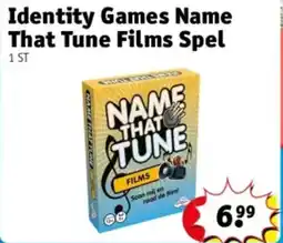 Kruidvat Identity Games Name That Tune Films Spel aanbieding
