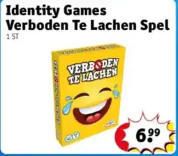 Kruidvat Identity Games Verboden Te Lachen Spel aanbieding