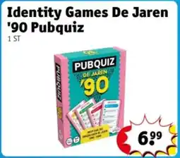 Kruidvat Identity Games De Jaren '90 Pubquiz aanbieding