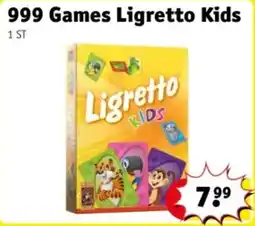 Kruidvat 999 Games Ligretto Kids aanbieding