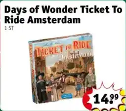 Kruidvat Days of Wonder Ticket To Ride Amsterdam aanbieding