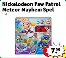 Kruidvat Nickelodeon Paw Patrol Meteor Mayhem Spel aanbieding
