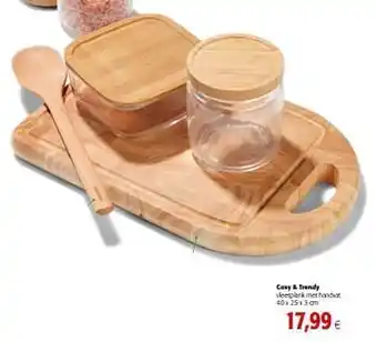 Colruyt Cosy + trendy vleesplank met handvat aanbieding