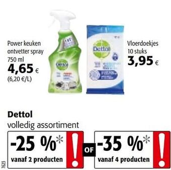 Colruyt Dettol volledig assortiment aanbieding