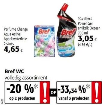Colruyt Bref wc volledig assortiment aanbieding