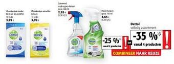 Colruyt Dettol volledig assortiment aanbieding