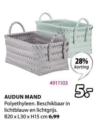Jysk Audun mand aanbieding