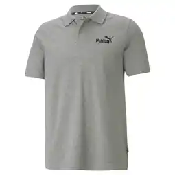 Decathlon Essentials piqué poloshirt voor heren PUMA Medium Gray Heather aanbieding