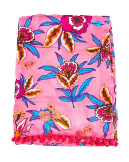 Decathlon GEDRUKT PAREO MET TERRY BLOEMEN aanbieding