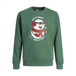 Decathlon Kindersweater zonder Capuchon Jack & Jones 12222091 Groen aanbieding