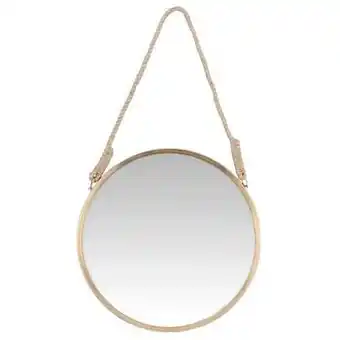 Leen Bakker Spiegel Tess - messing - 43 cm - Leen Bakker aanbieding