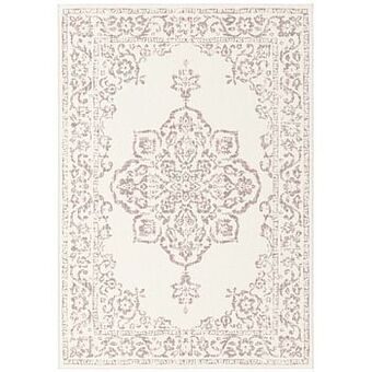Leen Bakker Tapijt Milazzo - crème - 160x230 cm - Leen Bakker aanbieding