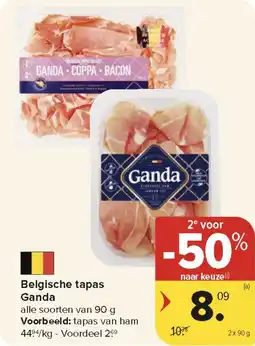 Carrefour Market Belgische Tapas Ganda aanbieding