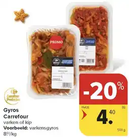 Carrefour Market Gyros Carrefour aanbieding