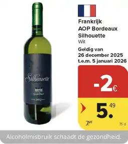 Carrefour Market Frankrijk AOP Bordeaux Silhouette aanbieding