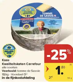 Carrefour Market Kaas Kwaliteitsketen Carrefour aanbieding