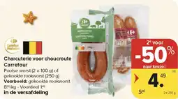 Carrefour Market Charcuterie voor choucroute Carrefour aanbieding
