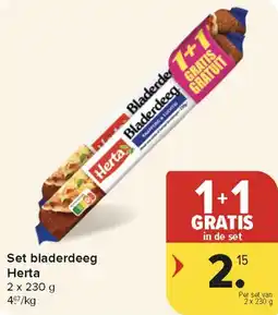 Carrefour Market Set Bladerdeeg Herta aanbieding