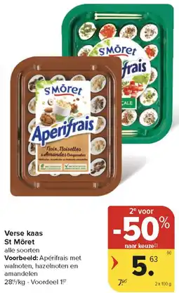 Carrefour Market Verse kaas St Môret aanbieding