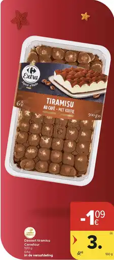 Carrefour Market Dessert tiramisu Carrefour aanbieding