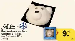 Carrefour Market Beer vanille en framboos Carrefour Selection aanbieding