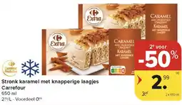 Carrefour Market Stronk karamel met knapperige laagjes Carrefour aanbieding