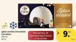 Carrefour Market Igloo vanille / chocolade Carrefour aanbieding