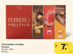Carrefour Market Chocolaatjes Prestige Ferrero aanbieding