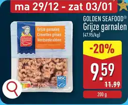 ALDI Golden Seafood Grijze Garnalen aanbieding