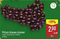 ALDI Pitloze Blauwe Druiven aanbieding
