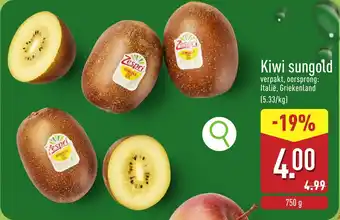 ALDI Kiwi Sungold aanbieding