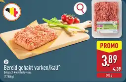 ALDI Bereid Gehakt Varken / Kalf aanbieding