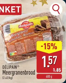 ALDI Delipain Meergranenbrood aanbieding