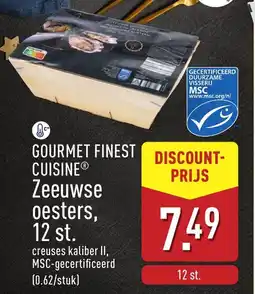 ALDI Gourmet Finest Cuisine Zeeuwse Oesters aanbieding
