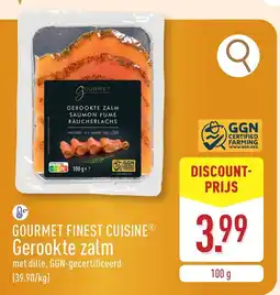 ALDI Gourmet Finest Cuisine Gerookte Zalm aanbieding