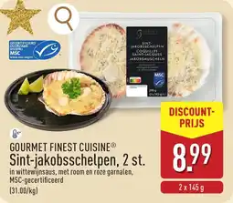 ALDI Gourmet Finest Cuisine Sint Jakobsschelpen aanbieding