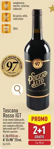 ALDI Toscana Rosso IGT aanbieding