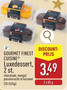 ALDI Gourmet Finest Cuisine Luxedessert aanbieding