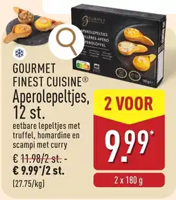 ALDI Gourmet Finest Cuisine Aperolepeltjes aanbieding