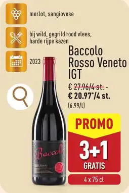 ALDI Baccolo Rosso Veneto IGT aanbieding