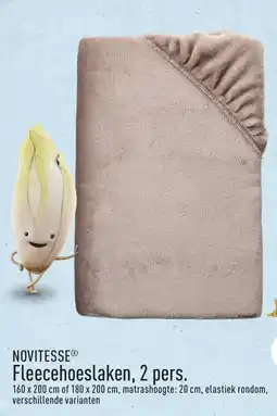 ALDI Novitesse Fleecehoeslaken aanbieding