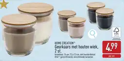 ALDI Home creation Geurkaars met houten wiek aanbieding